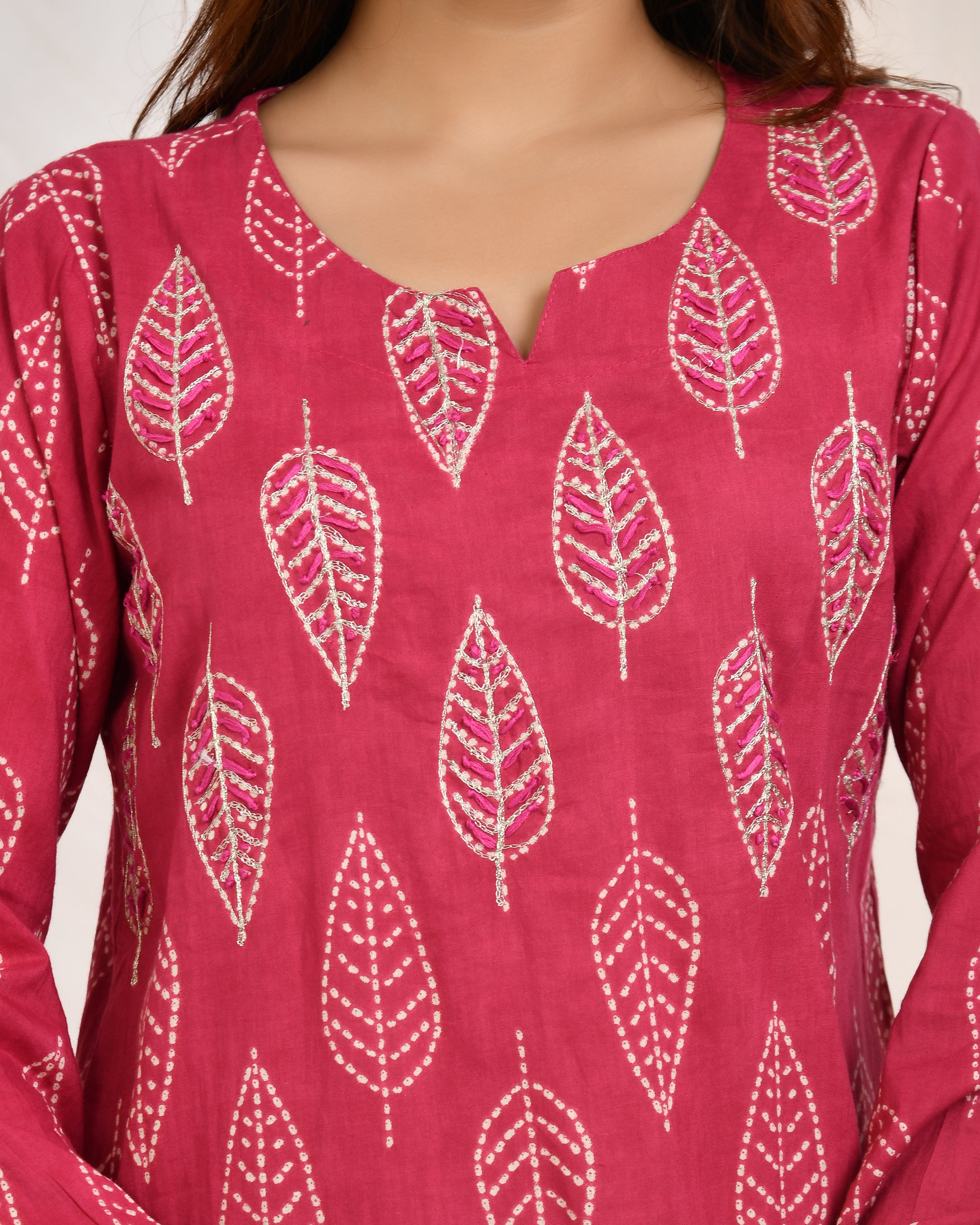 Churidar Sleeve Dupatta Pant Set