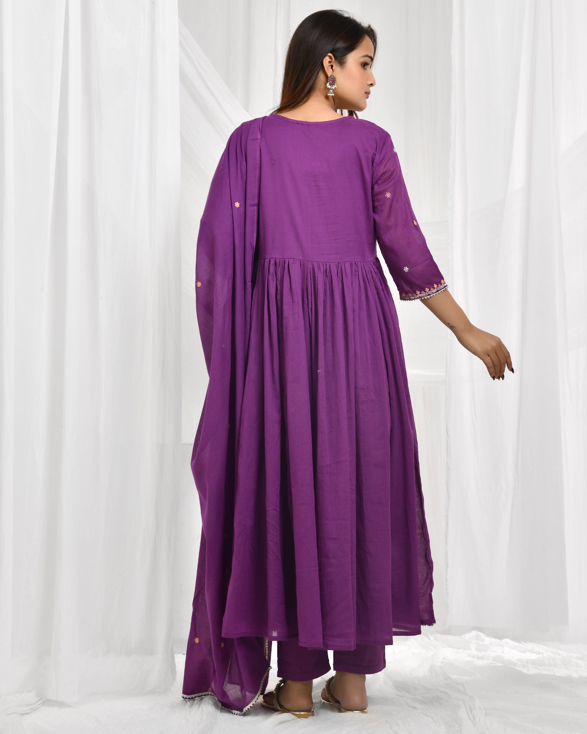 Anarkali Dupatta Set