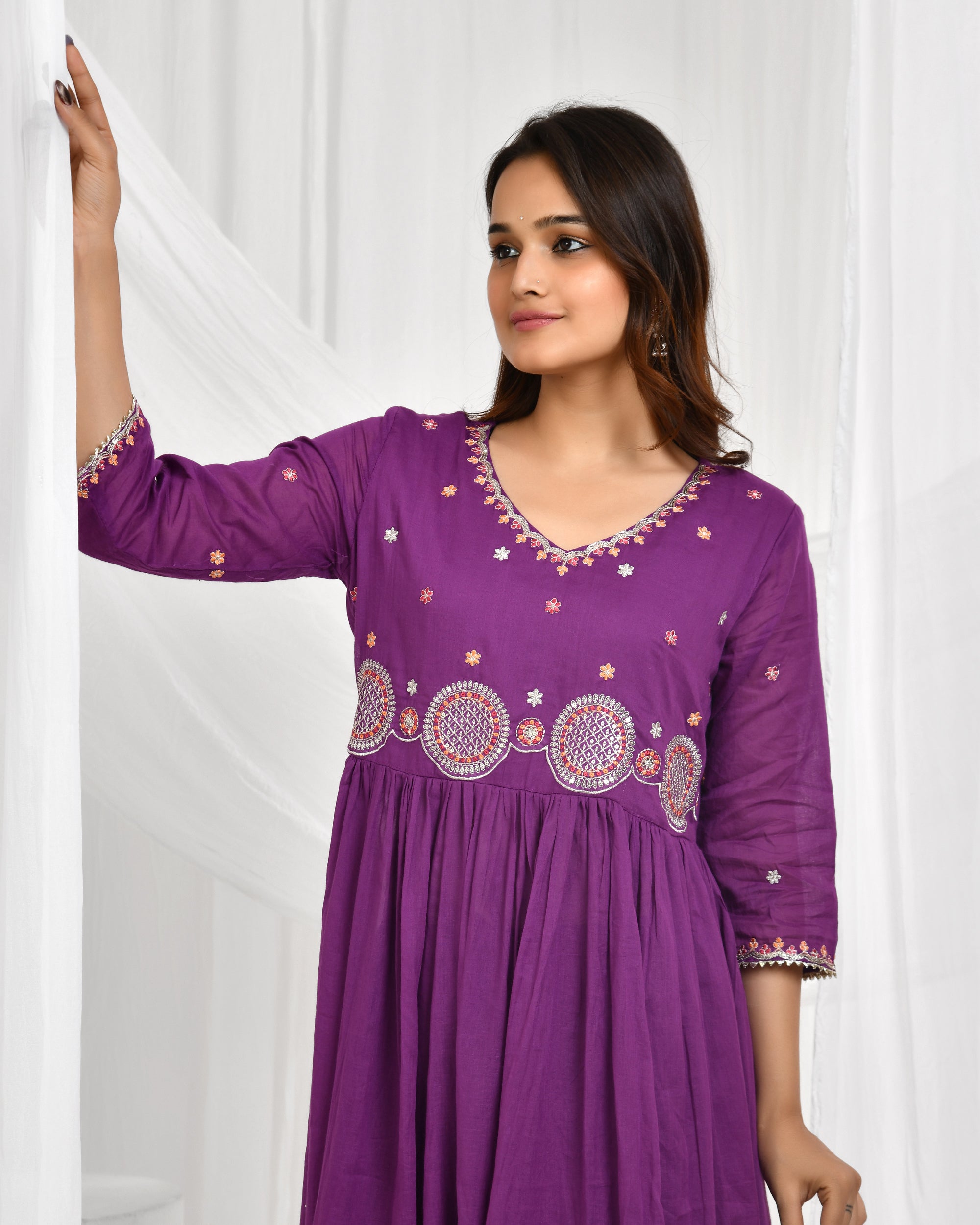 Anarkali Dupatta Set