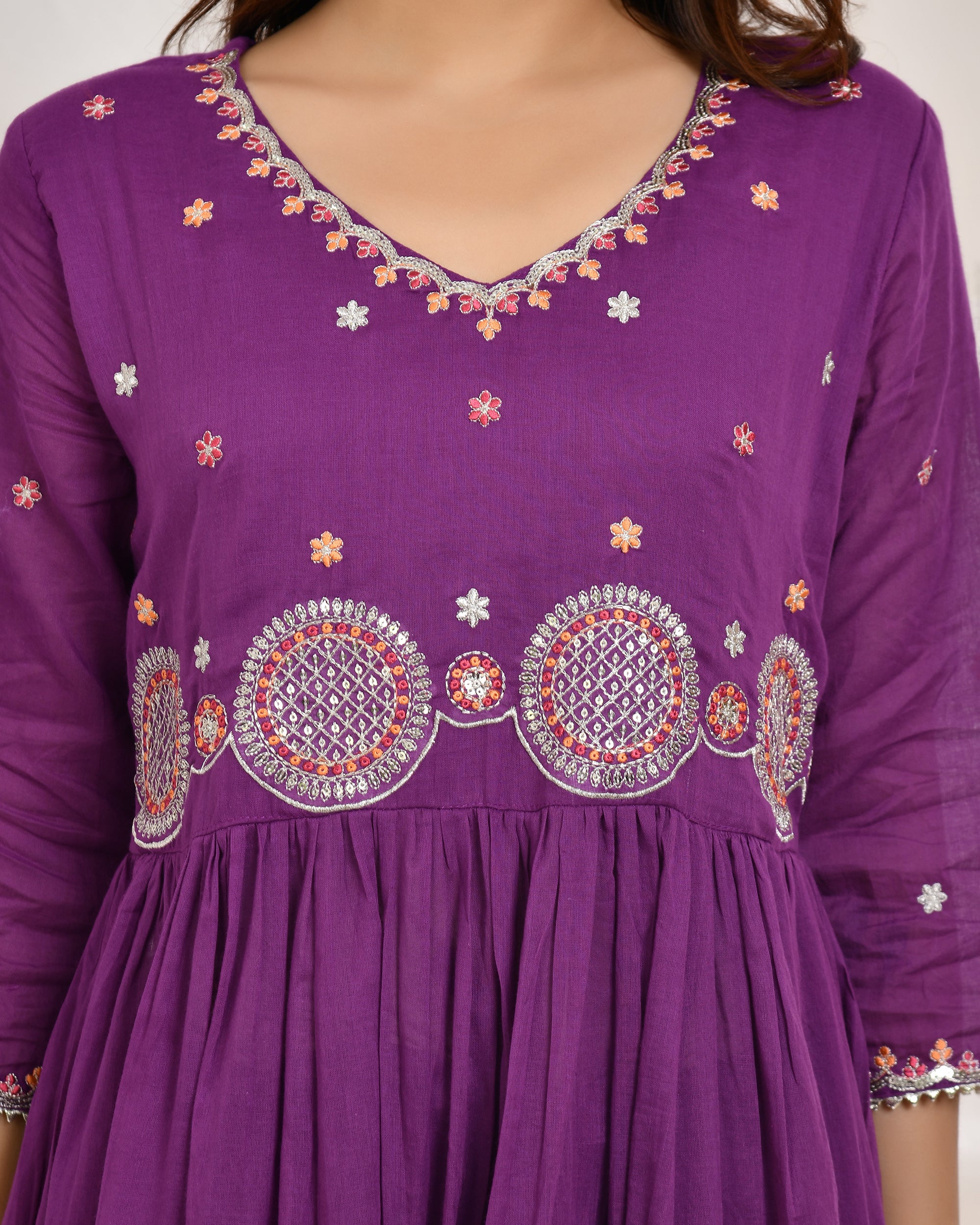 Anarkali Dupatta Set