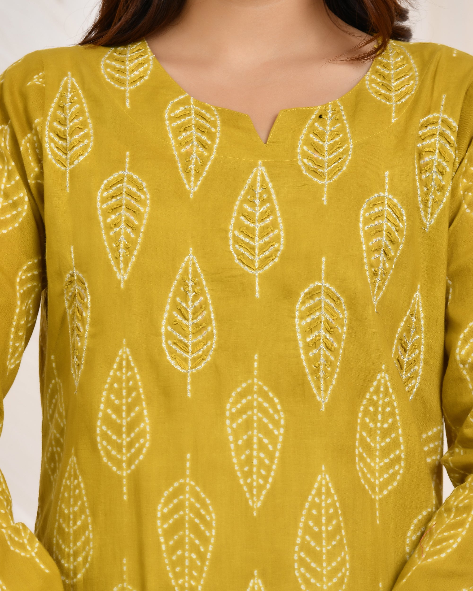 Churidar Sleeve Dupatta Pant Set