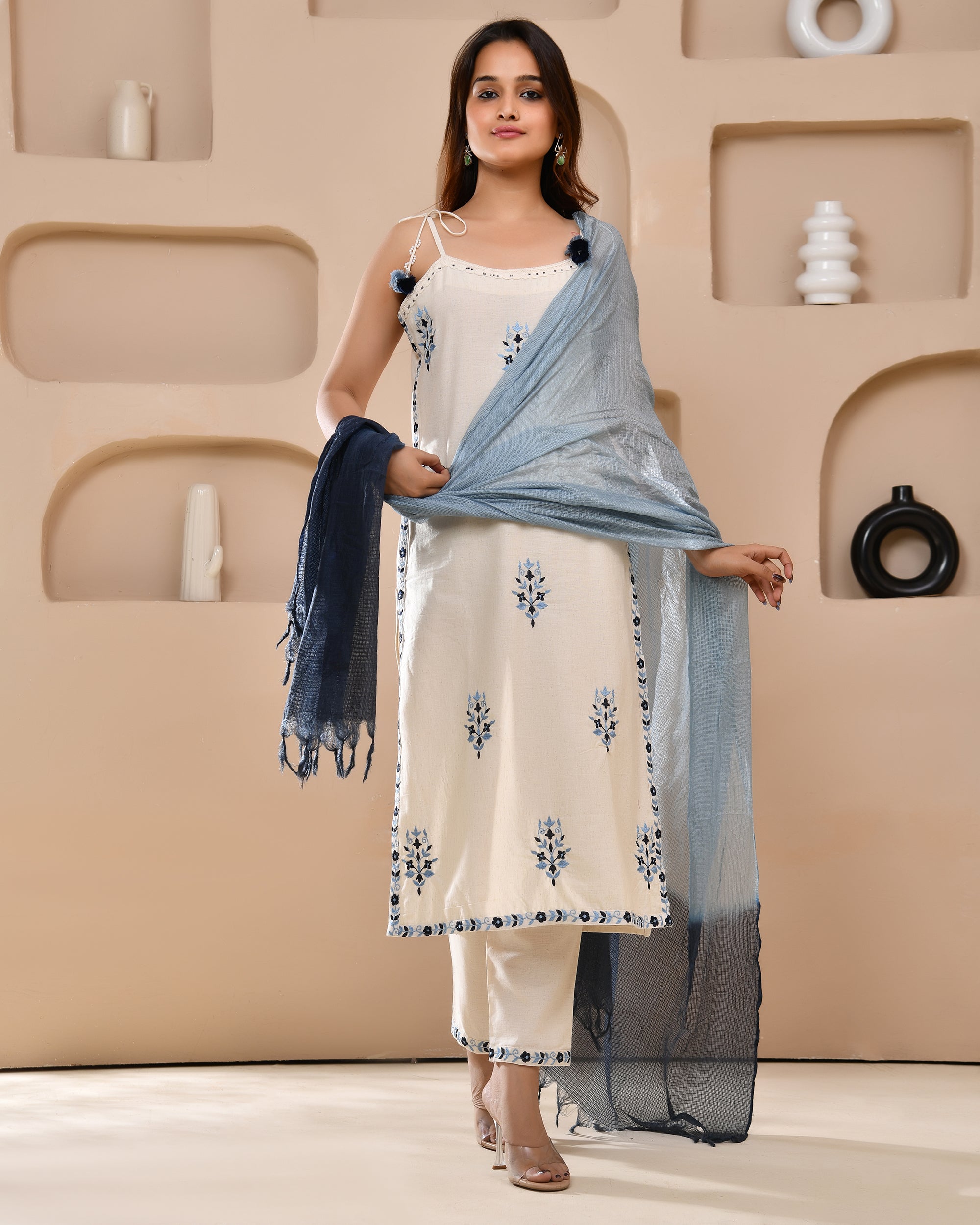 Dupatta Pant Set